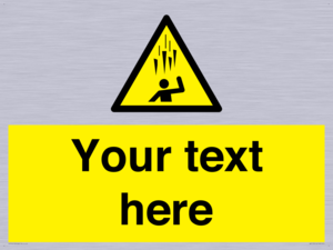 Custom Falling Ice sign